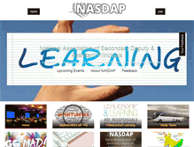 Tablet Screenshot of nasdap.org.nz